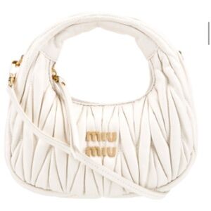 Miu Miu Wander mini off white